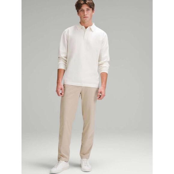 Men's Lululemon ABC Classic-Fit Trouser 32in Warpstreme in Trench Beige size 33. - Picture 8 of 8